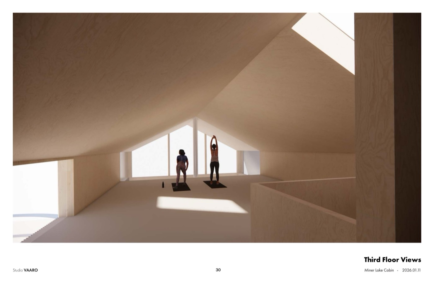 Red Oak Lodge outdoor entertainment area concept